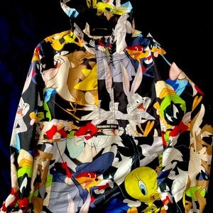 Size Large Members Only Looney Tunes Windbreaker